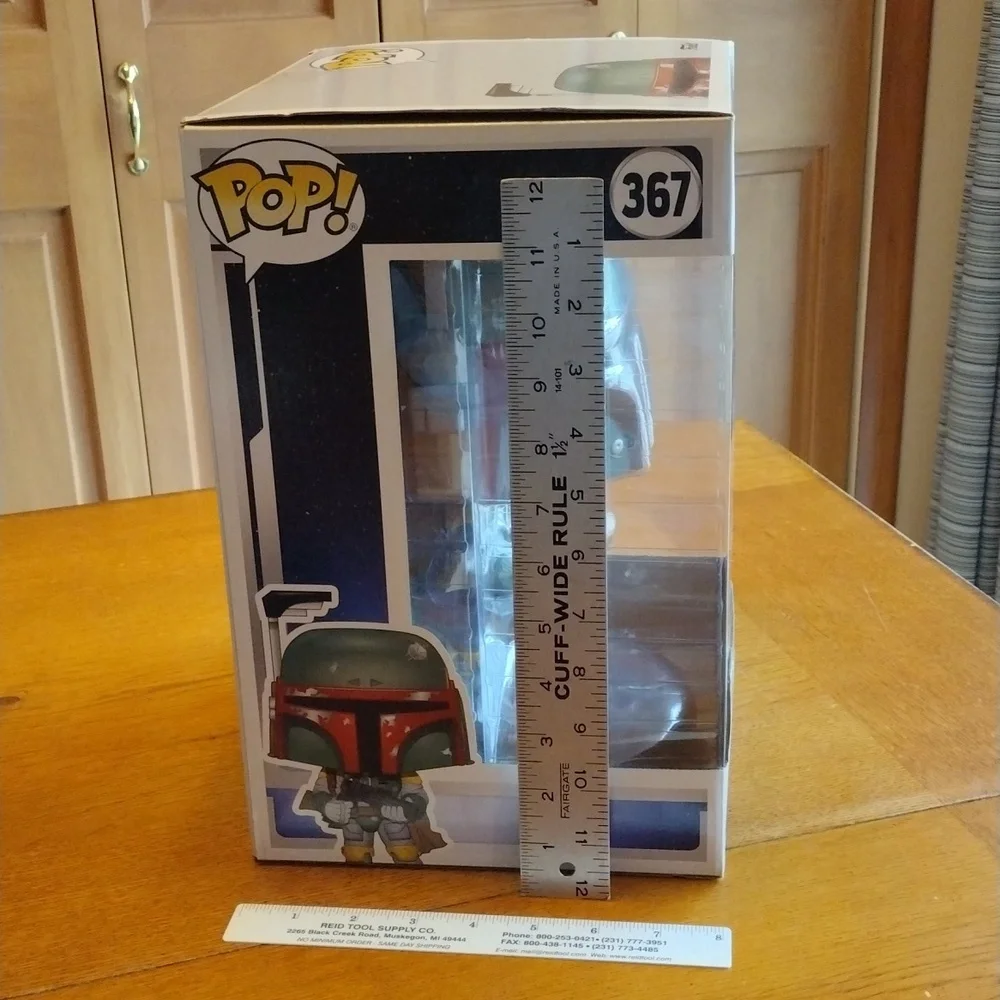BOBA FETT 10" Funko Pop #367 Star Wars Target Exclusiv Bobble Head Empire Strike - Picture 3 of 8